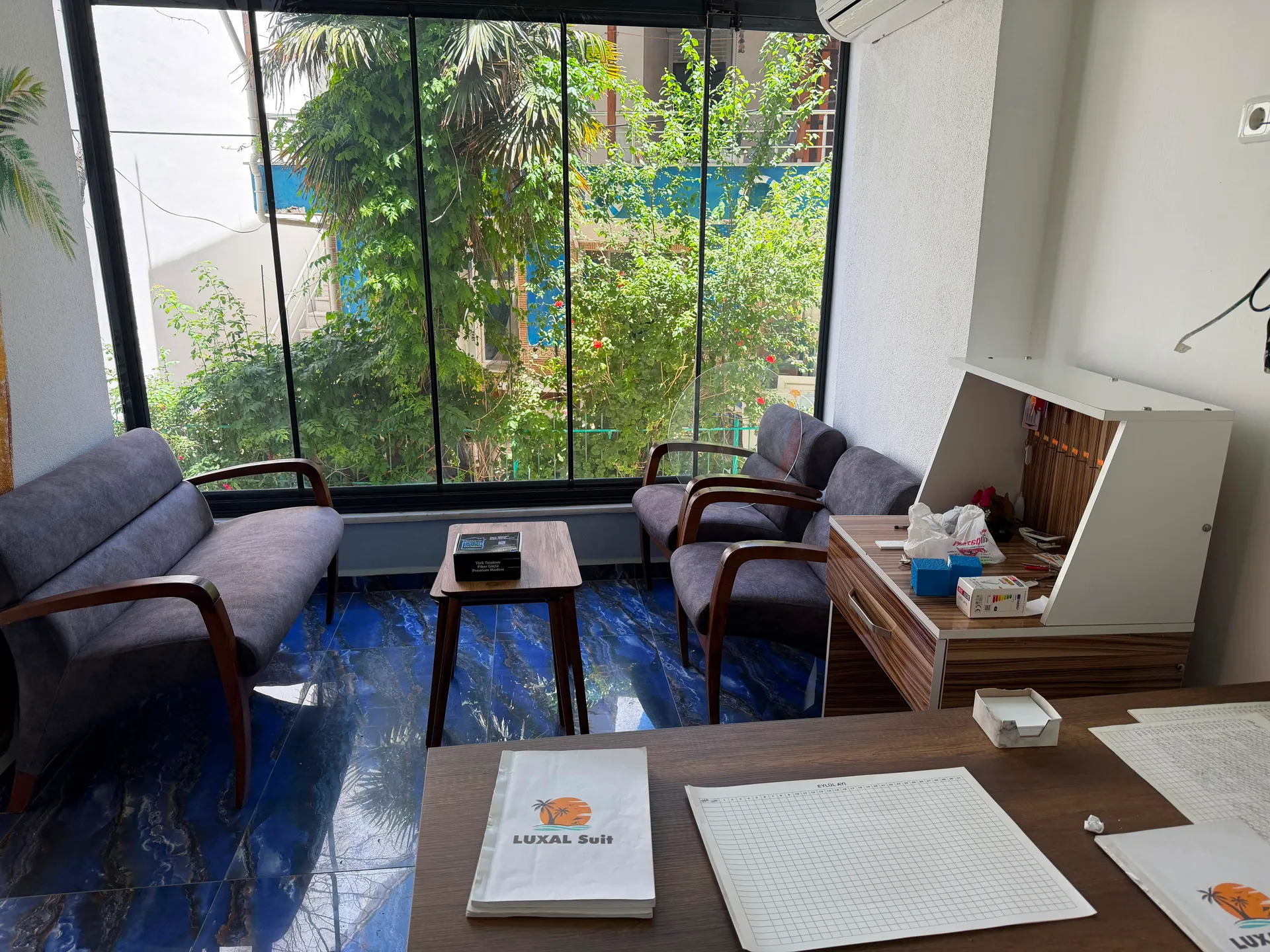 Lüxal Suite oturma alanı